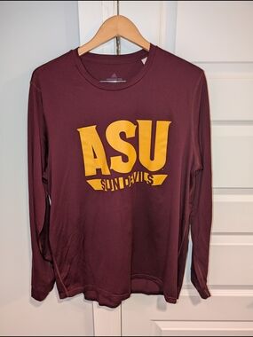 adidas Long Sleeve ASU Sun Devils Tee